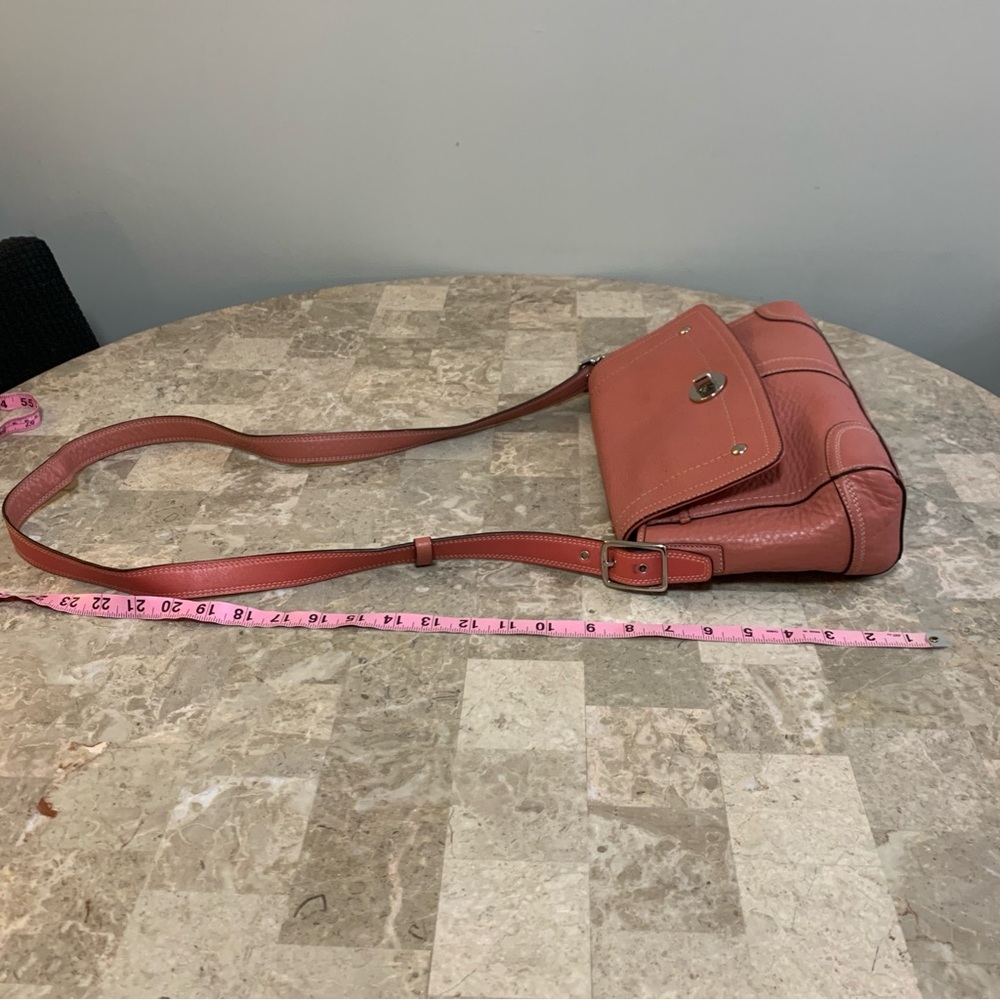 Coach Hamilton Convertible Bag Salmon Nantucket Red Pink F13957 Shoulder Satchel - Picture 7 of 16